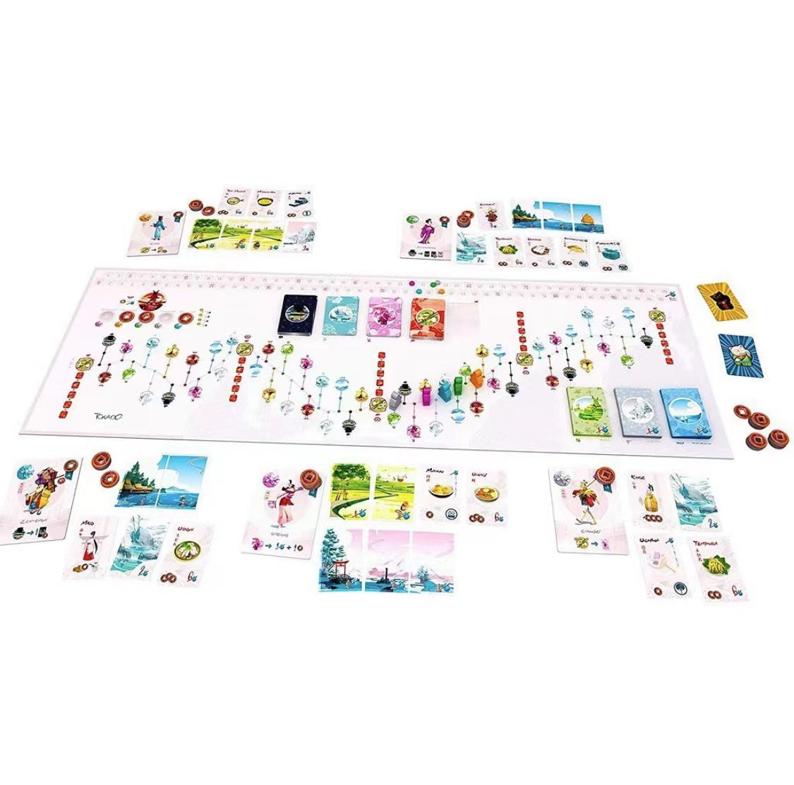TOKAIDO Base Board Game English Version Family/Party Game Funny Game For Entertainment TOKAIDO Base Board Game English Version Family/Party Game Funny Game For Entertainment